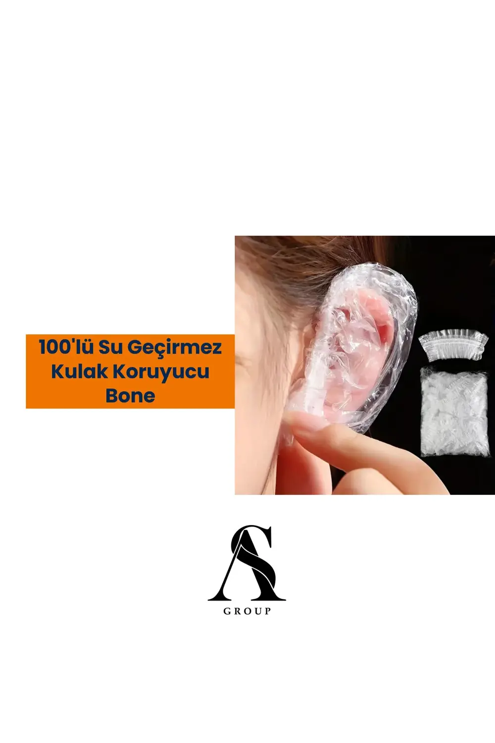 Aveo 100 Adet Su Geçirmez Kulak Koruyucu Bone