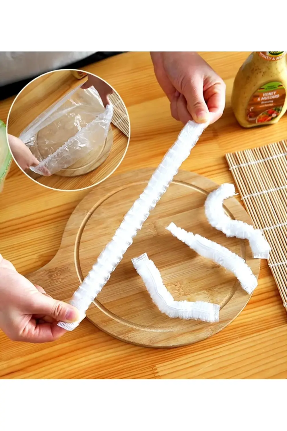 Aveo 200 Adet Tazeliği Koruyan Çok Amaçlı Tabak Tencere Gıda Muha