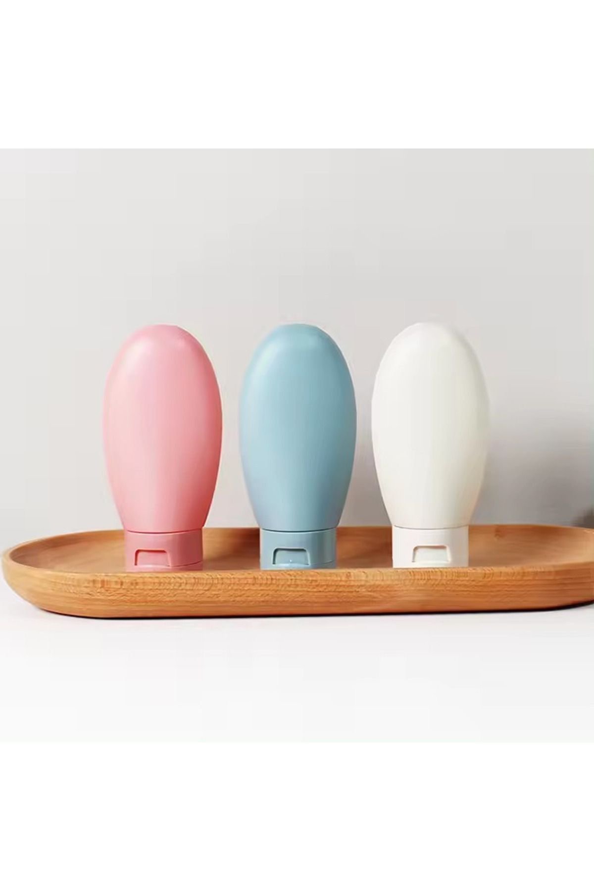 Aveo 3 Adet MAVI RENK Seyahat Tipi Doldurulabilir Şampuan Duş Jel