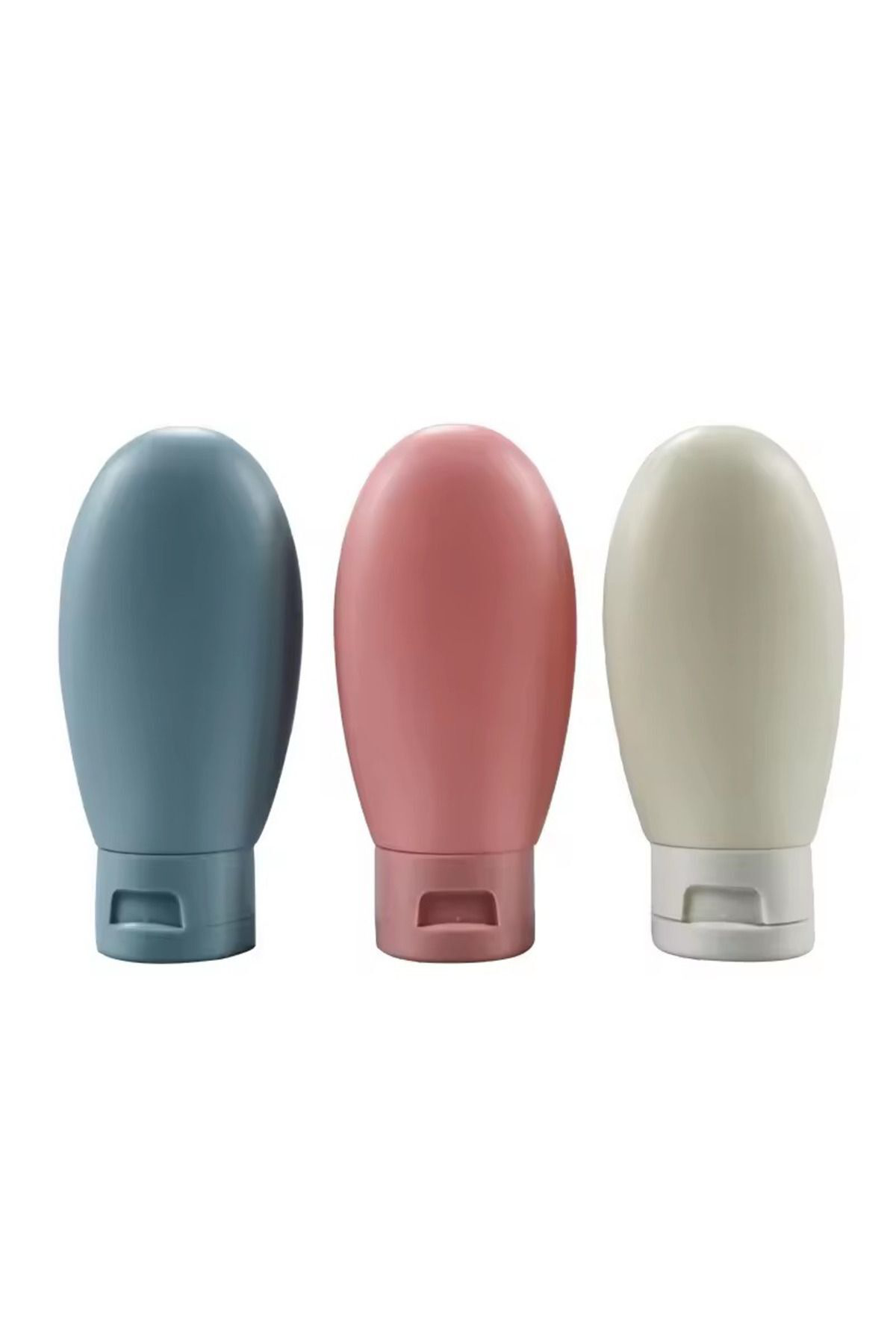 Aveo 3 Adet MAVI RENK Seyahat Tipi Doldurulabilir Şampuan Duş Jel