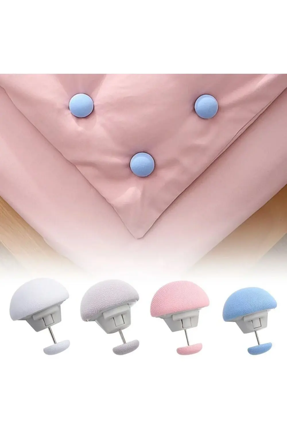 Aveo 4 Adet Yorgan Sabitleyici, Mantar Şekilli Aşınmaya Dayanıklı