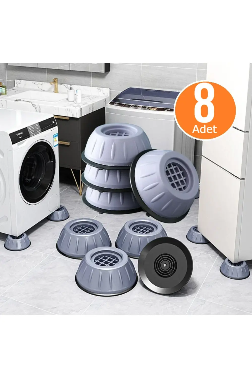 Aveo Çamaşır Makinesi Için 8 Li Titreşim Engelleyici Stoper