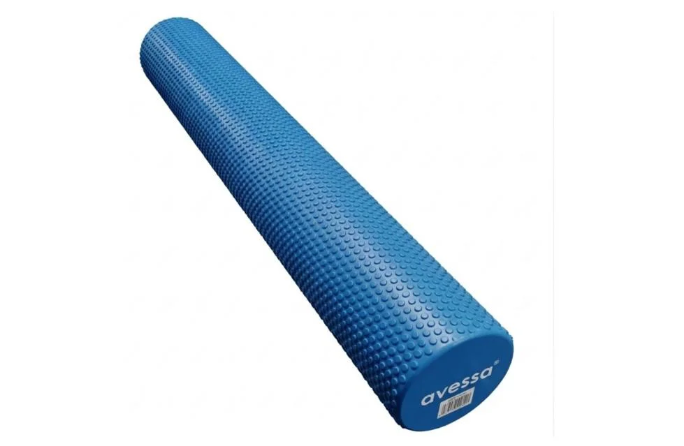 Avessa Afr Masajlı Uzun Foam Roller Mavi 90x15 Cm