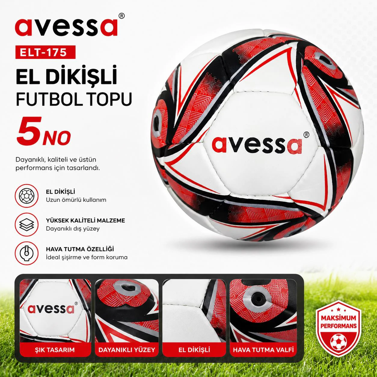 Avessa Elt-175 El Dikişli Futbol Topu No5 Avessa Elt-175 El Dikişli Futbol Topu No5 Fiyatı, Yorumları ve Özellikleri