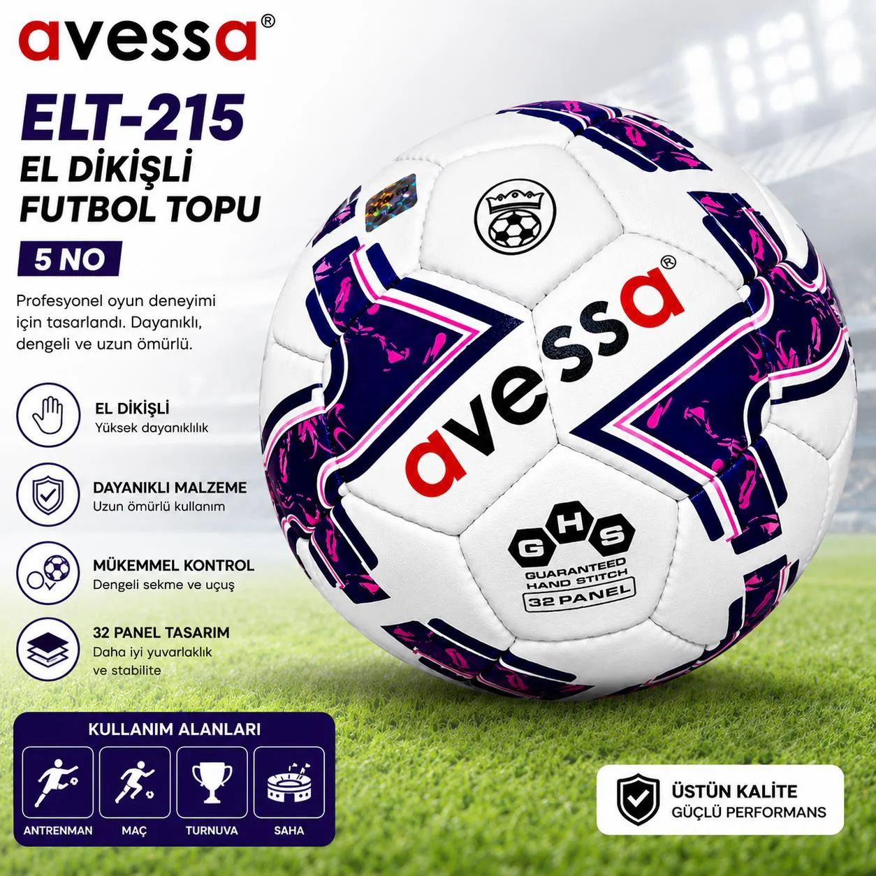 Avessa Elt-215 El Dikişli Futbol Topu No5 Fiyatı, Yorumları ve Özellikleri