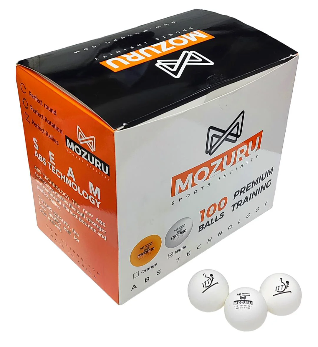 Avessa Mozuru Mzr100-Wht ITTF Onaylı Beyaz Pinpon Topu 100lü Avessa Mozuru Mzr100-Wht ITTF Onaylı Beyaz Pinpon Topu 100lü