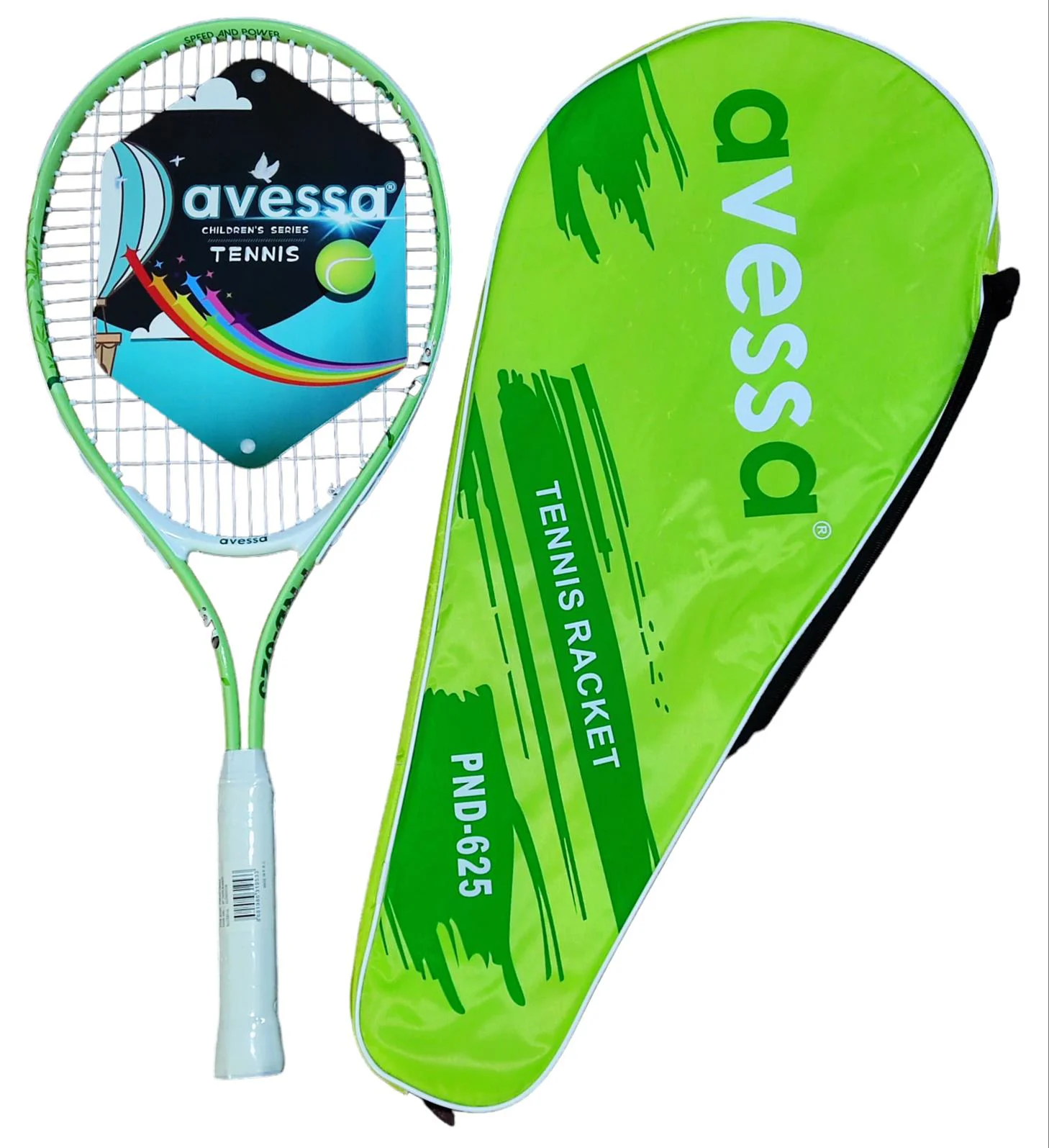 Avessa Pnd-625Y Panda Desenli Tenis Raketi Yeşil Avessa Pnd-625Y Panda Desenli Tenis Raketi Yeşil