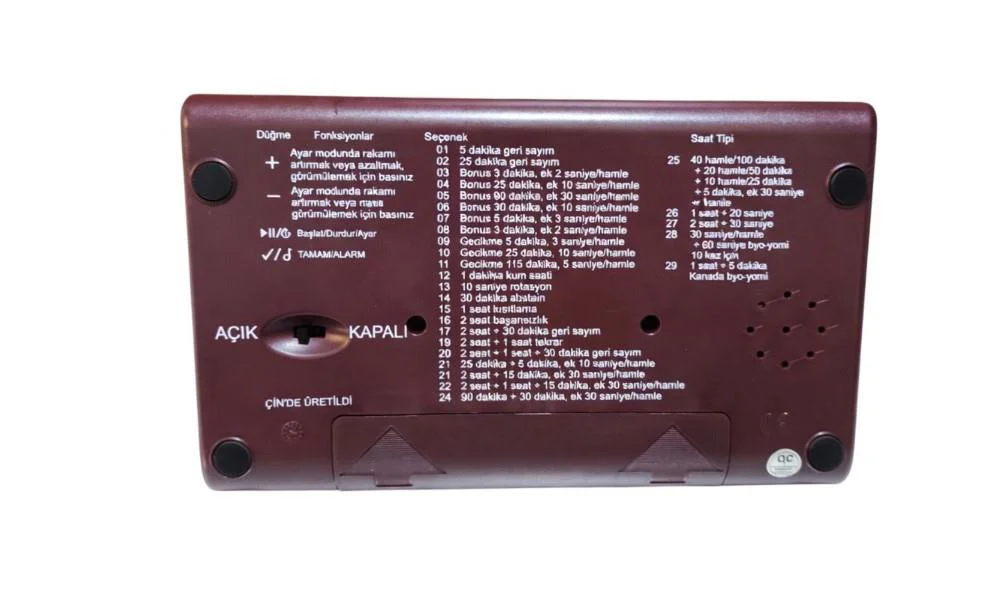 Avessa PQ-9903A Masa Tipi Elektronik Satranç Saati Avessa PQ-9903A Masa Tipi Elektronik Satranç Saati