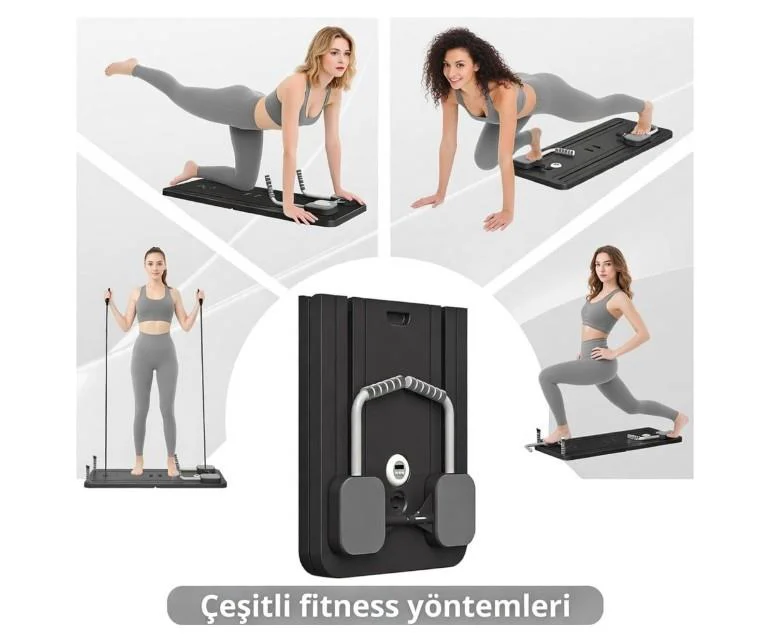 Avessa Reformer-100 Pilates Reformer Seti Siyah