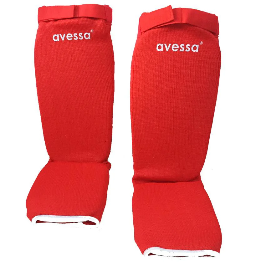 Avessa Rsg-100 MuayTai Ayak Kaval Koruyucu Kırmızı S Beden
