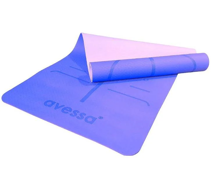Avessa Tpe-50 Çift Renk Tpe Pilates Minderi Mor Avessa Tpe-50 Çift Renk Tpe Pilates Minderi Mor