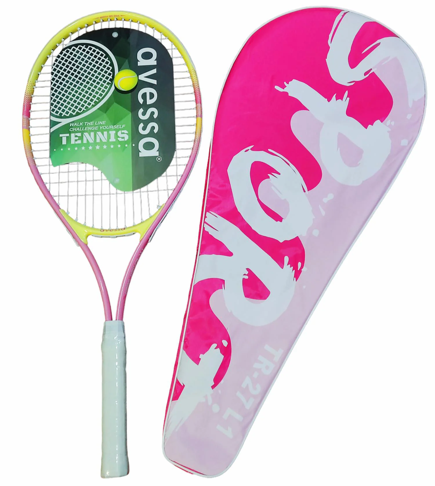 Avessa Tr-127P Tenis Raket Set Pembe L1 Avessa Tr-127P Tenis Raket Set Pembe L1