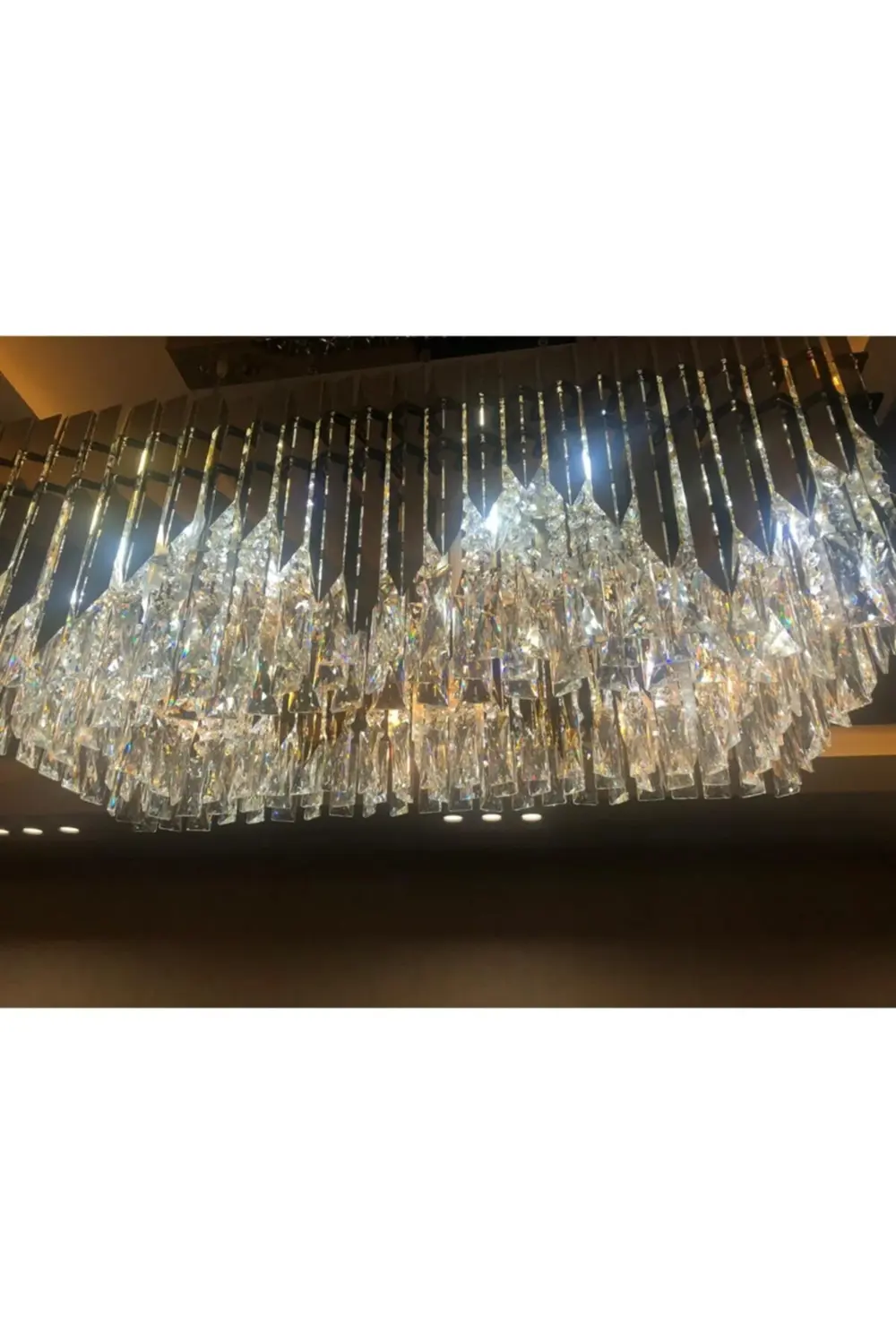 Apex Avize Avize 80X40 Masa Üstü Özel Tasarım Avize Gold