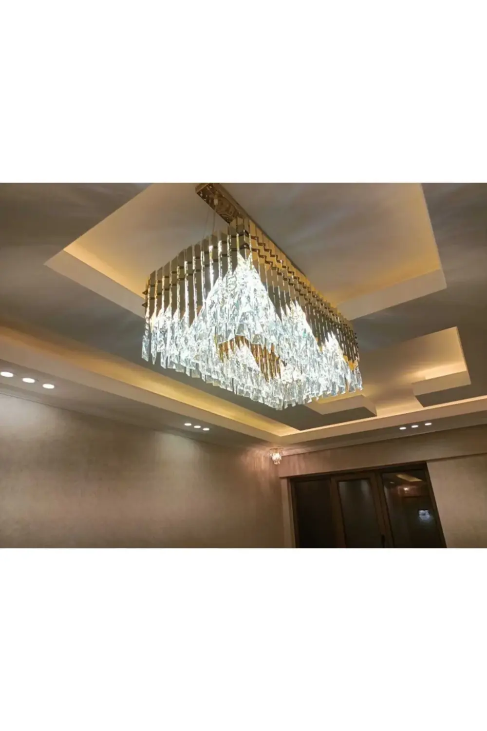 Apex Avize Avize 80X40 Masa Üstü Özel Tasarım Avize Gold