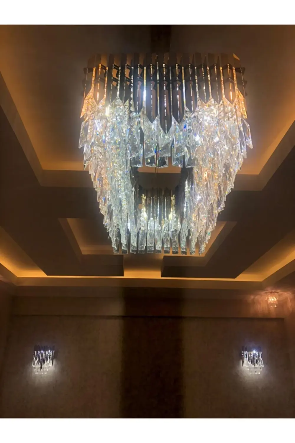 Apex Avize Avize 80X40 Masa Üstü Özel Tasarım Avize Gold