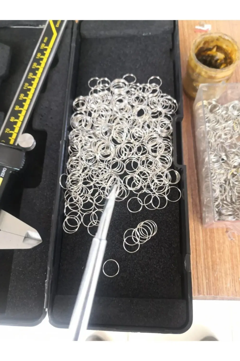 Avize Taşı Halkası Krom Nikel 400 Adet