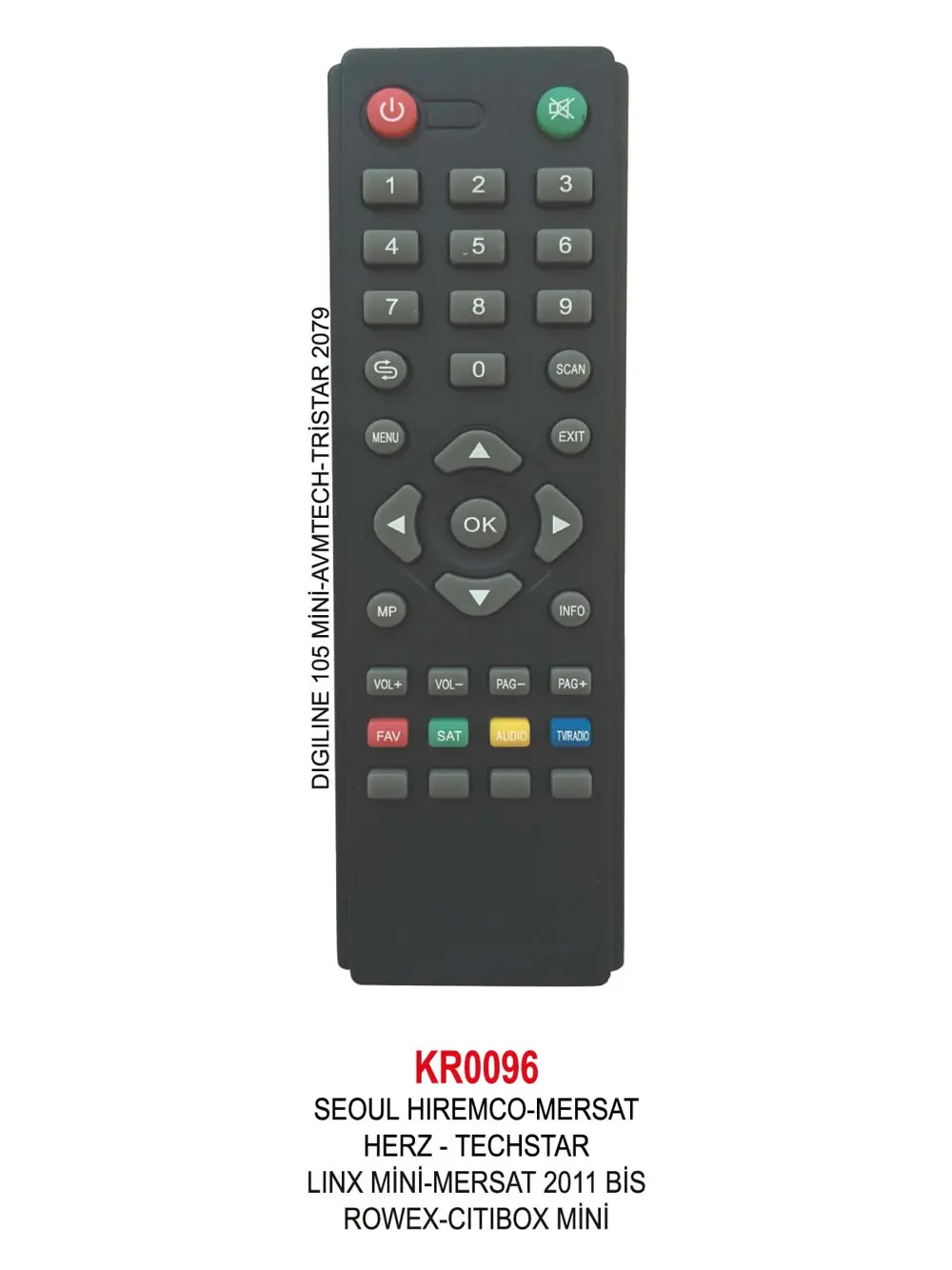 AVMTECH MİNİ UYDU  KUMANDASI