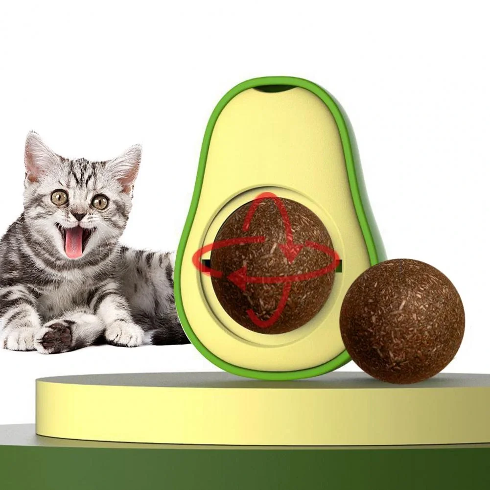 Avokado Dönen Kedi Nanesi Cat Oyun Topu Doğal Kedi Oyuncağı Avokado Dönen Kedi Nanesi Cat Oyun Topu Doğal Kedi Oyuncağı