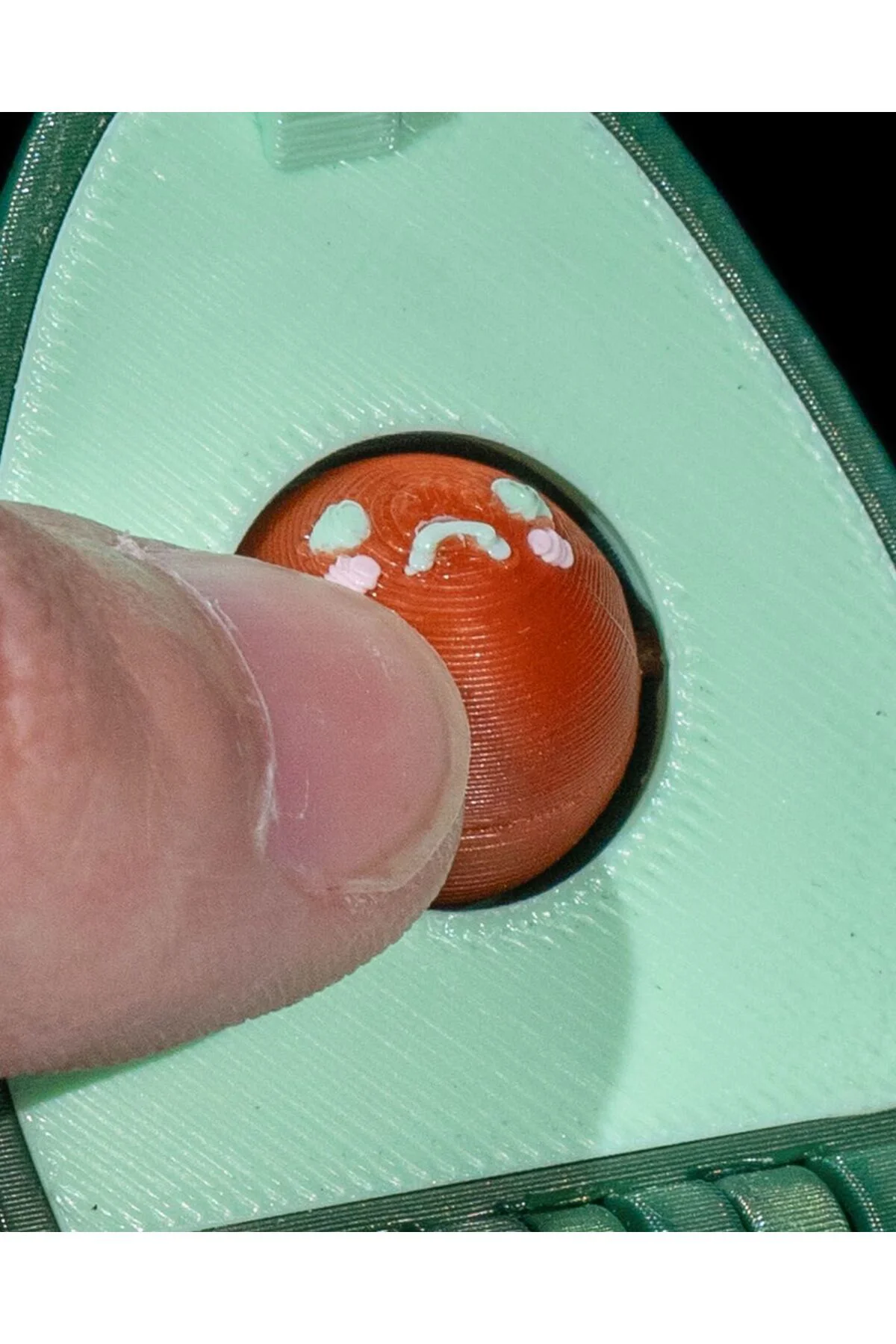 Avokado Tuvalet Hareketli Oyuncak Avokado Oyuncak 6CM
