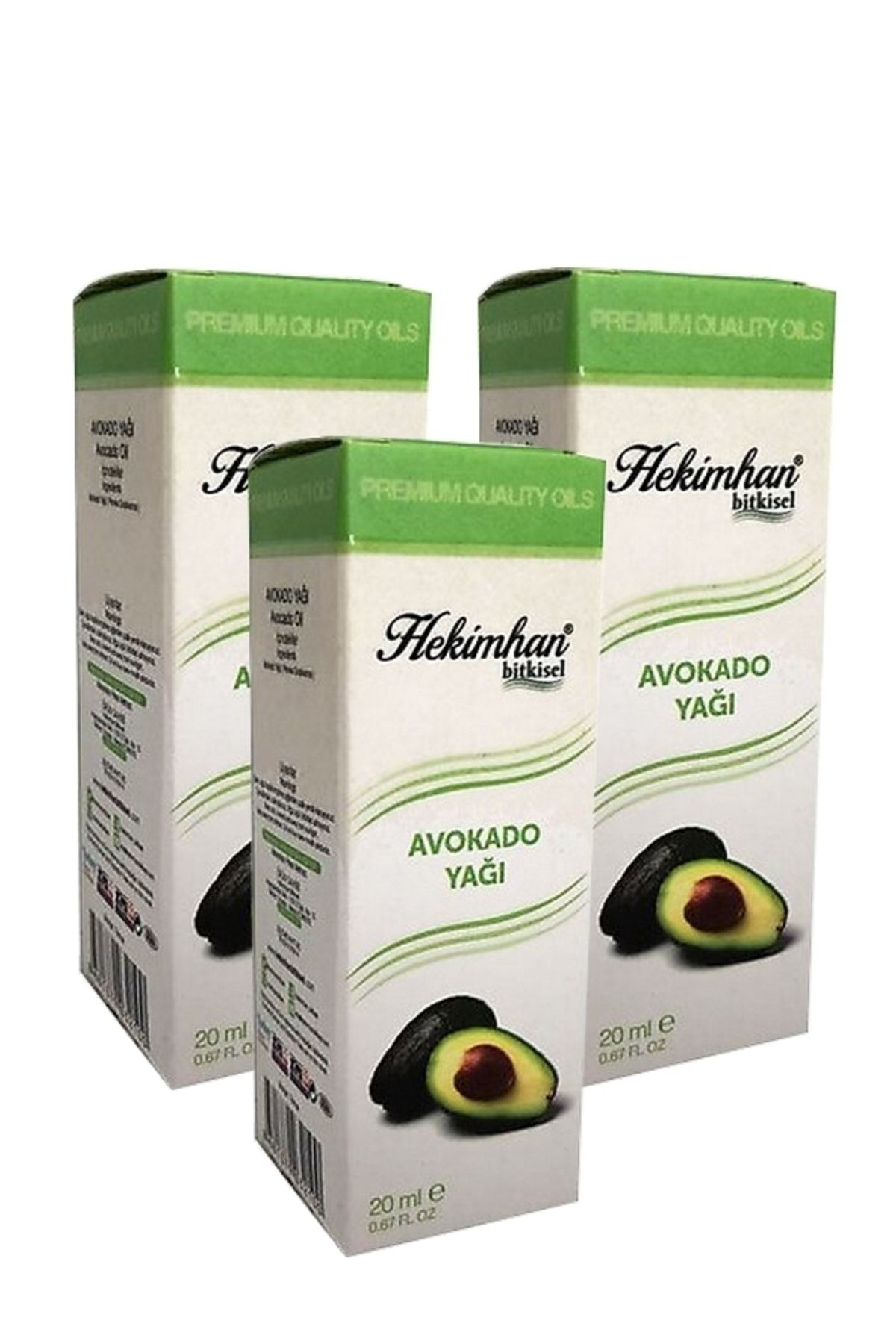 Avokado Yağı 20 ml 3 Adet