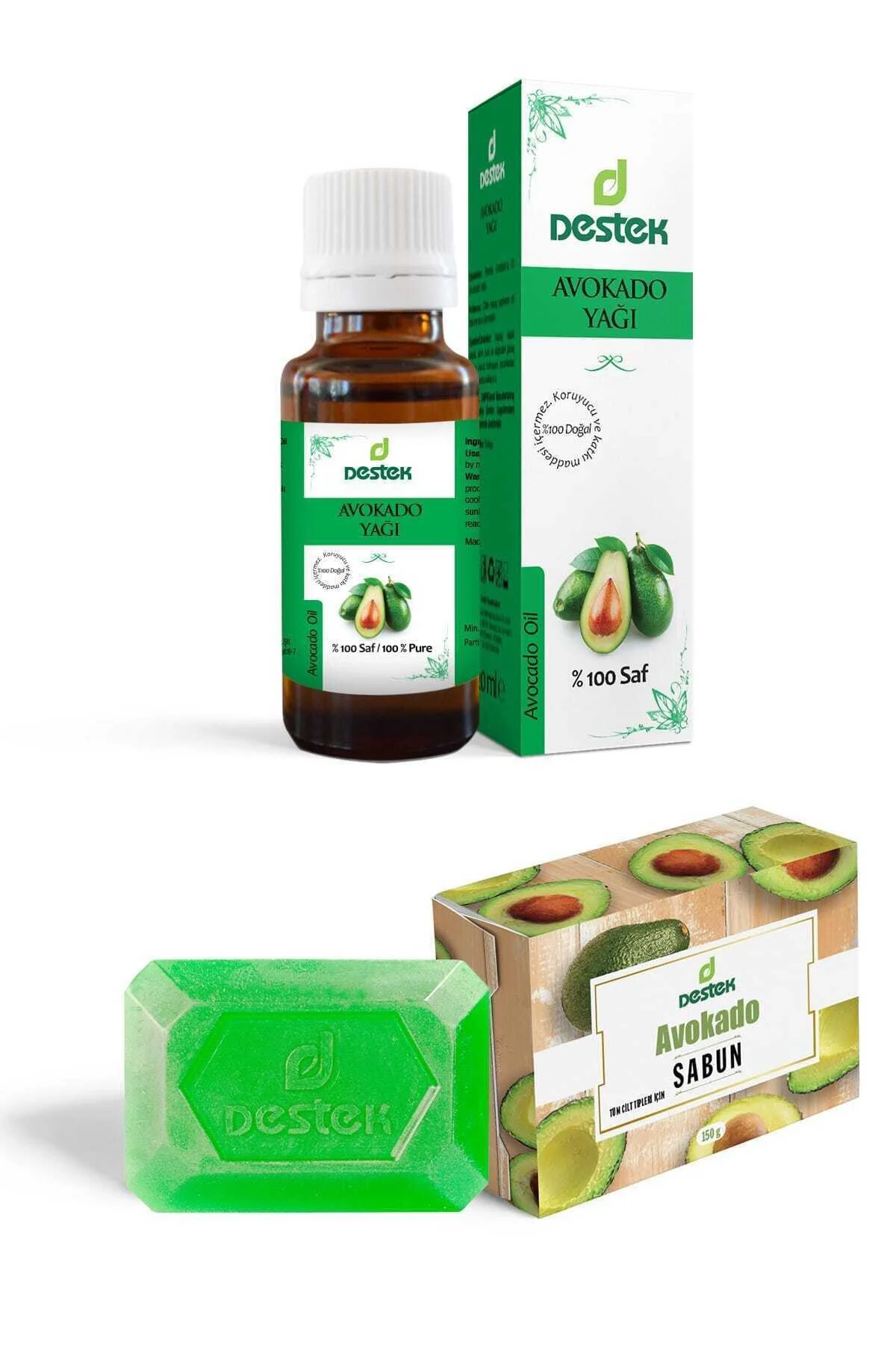 Avokado Yağı Ve Avokado Sabunu (2'li Set)