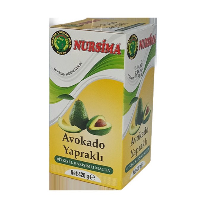Nursima Avokado Yapraklı Bitkisel Karışımlı Macun 420 Gr