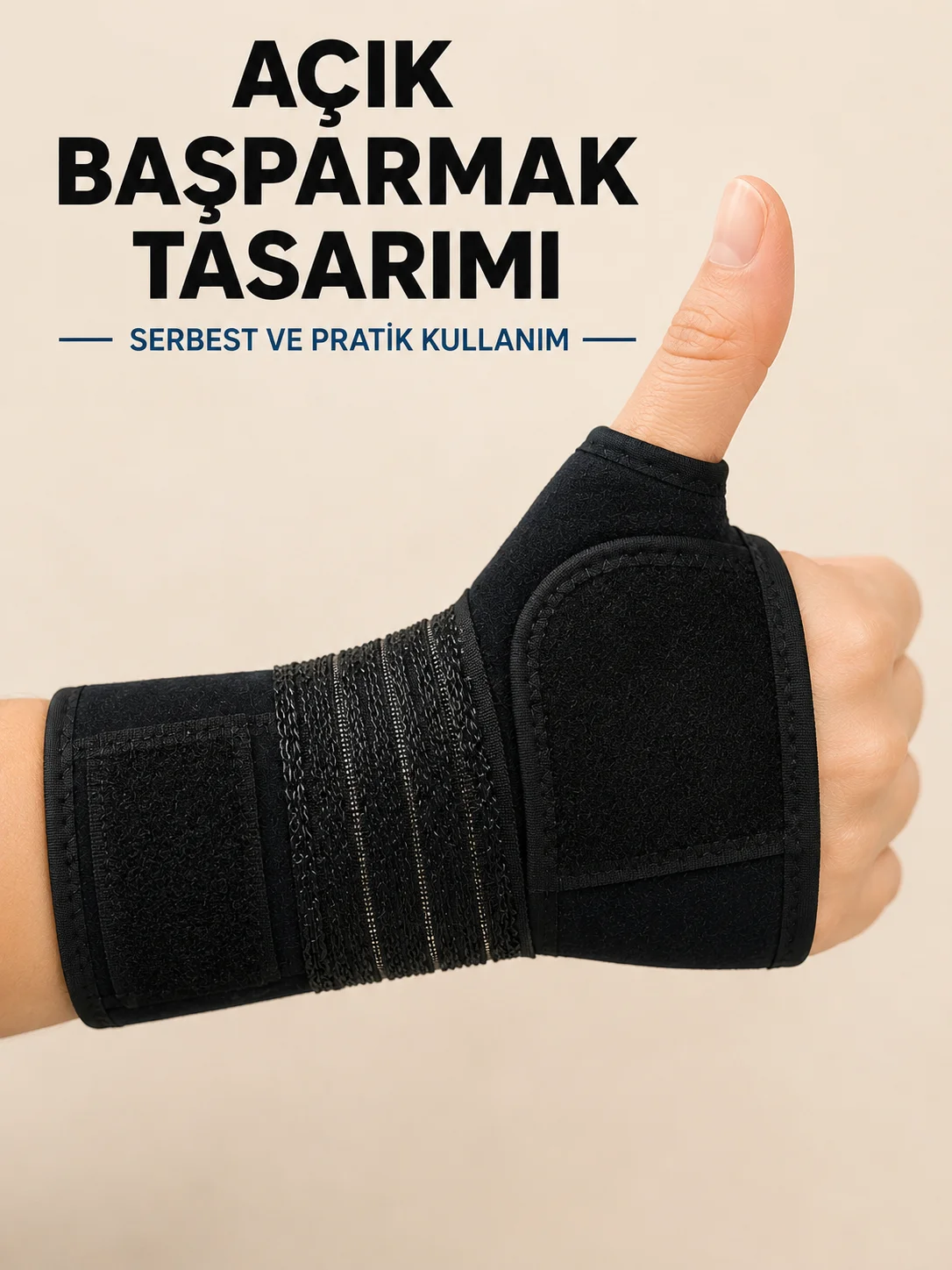 Avuç İçi Destekli El Bilekliği Metal Destekli Ayarlanabilir Bilek Ateli Fiyatı, Yorumları ve Özellikleri