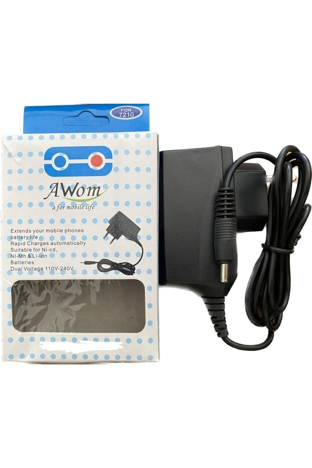 Awom Nokia 7210 Kalın Uç Şarj Aleti 5,7 V 800mah Awom Nokia 7210 Kalın Uç Şarj Aleti 5,7 V 800mah