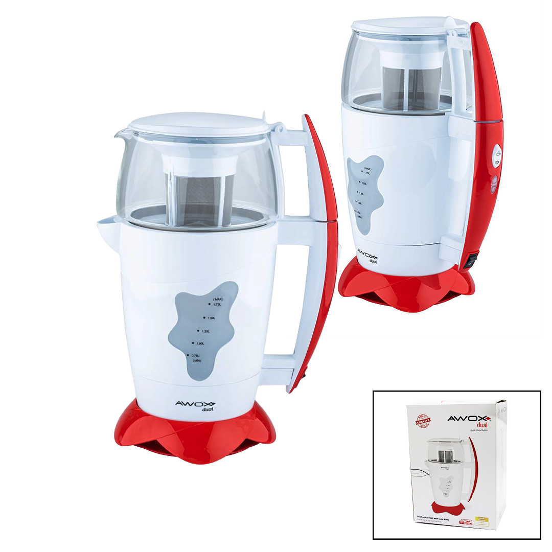 Just Cheap Store Awox Dual Çay Makinesi Çayci 1.75Lt+1.2Lt (4741)