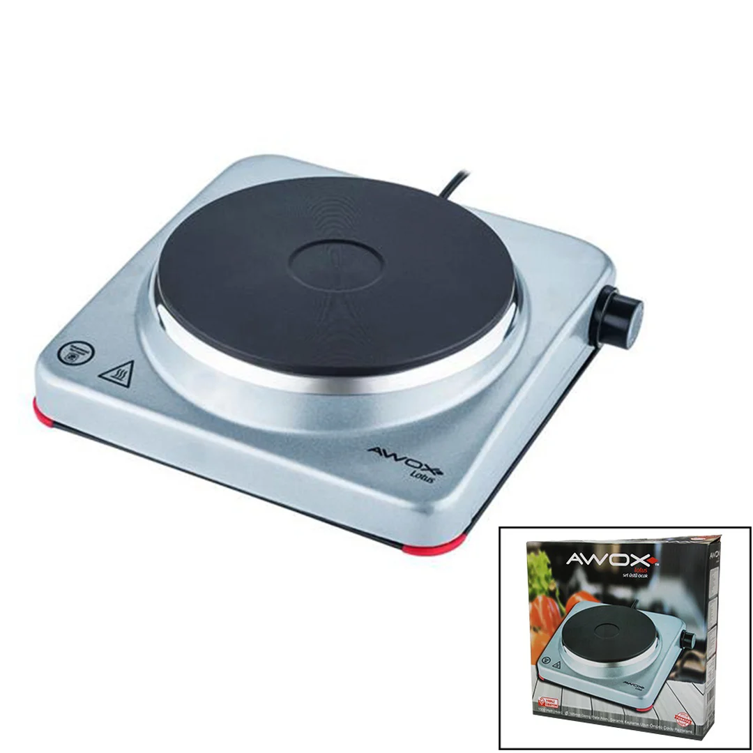Awox Lotus Tek Gözlü Elektrikli Ocak Plate 185mm.1500w 5224