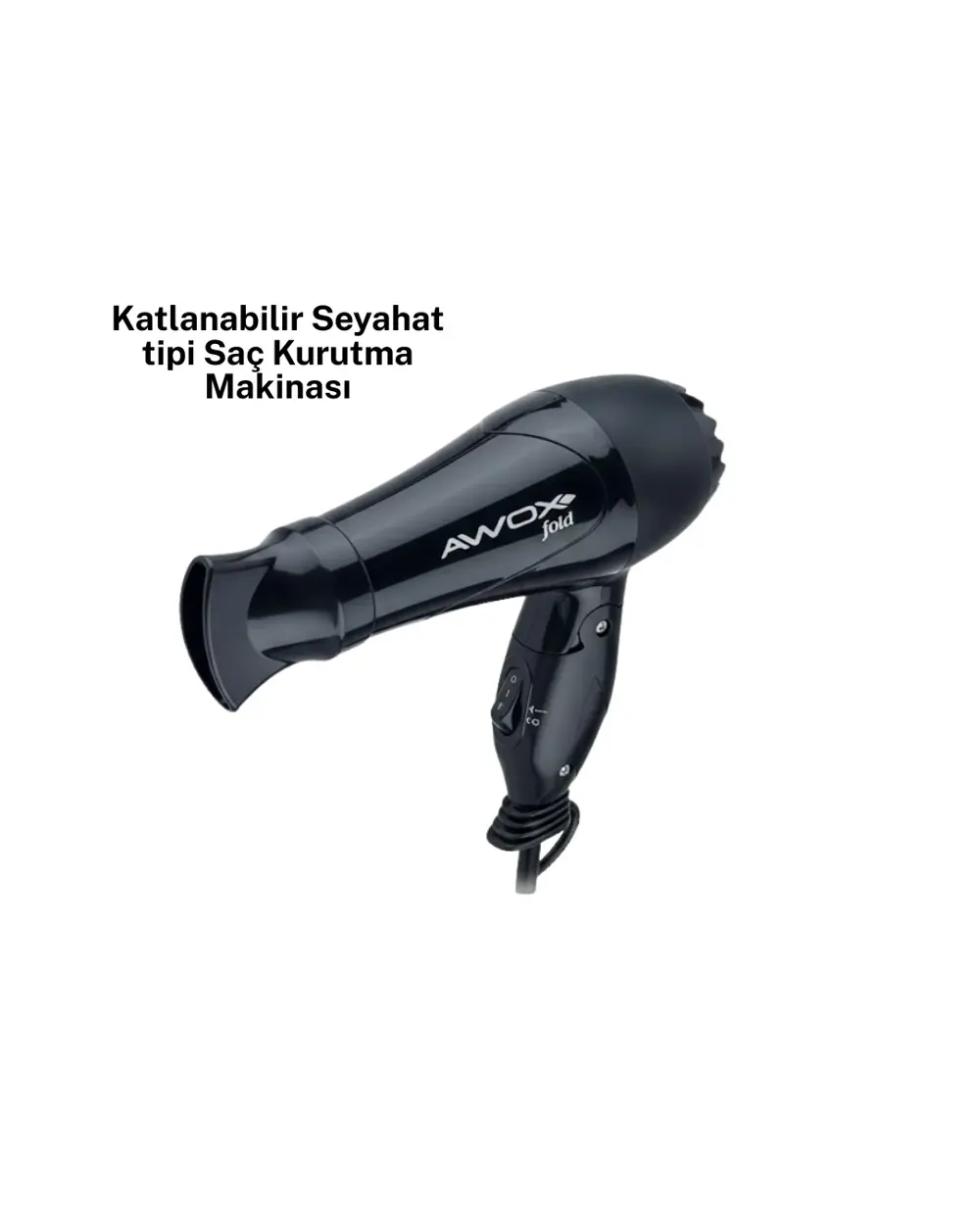 AWOX MİNİ FÖN SİYAH