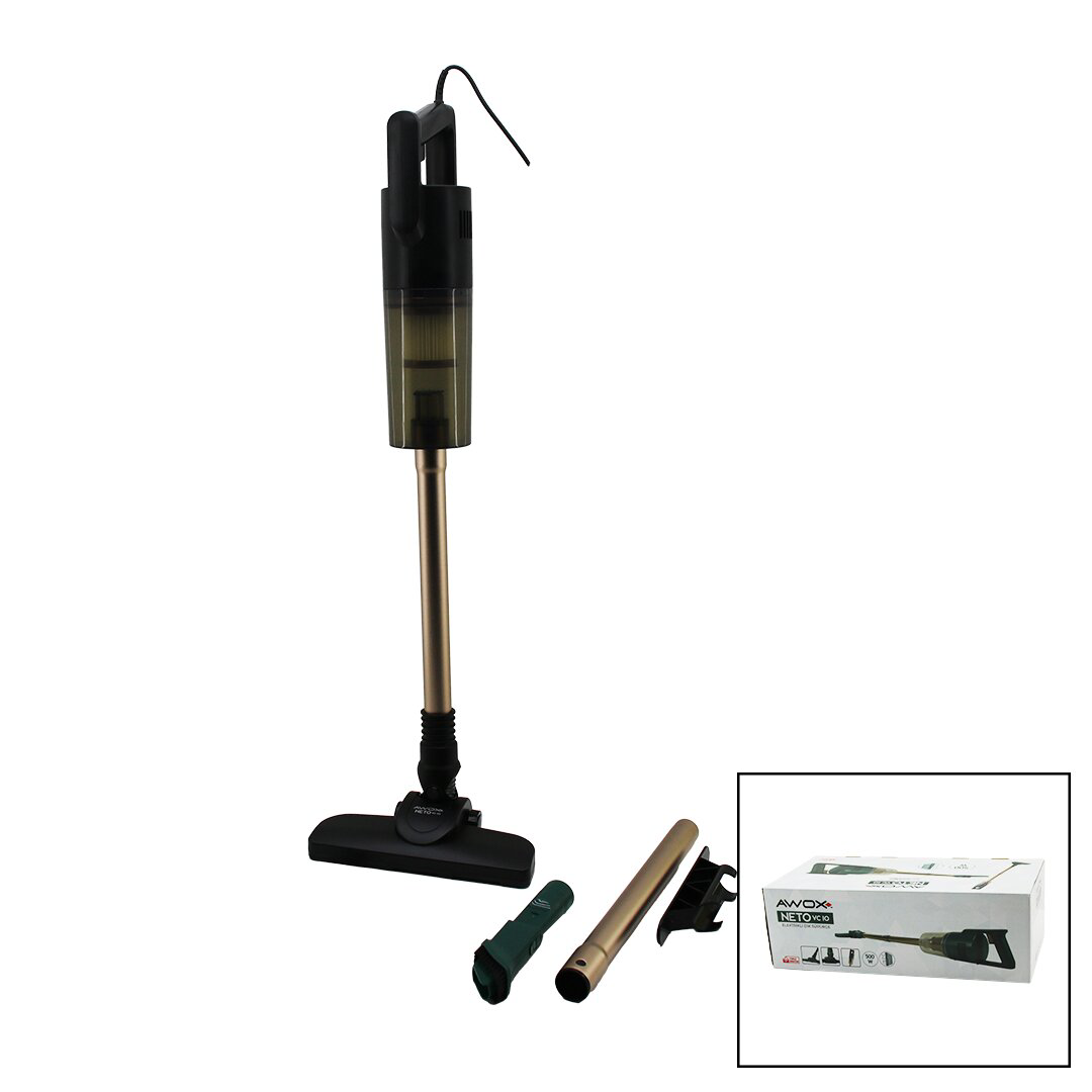 Just Cheap Store Awox Neto Vc-10 Gold Metal Sapli Dik Elektrikli Süpürge 500W 5Mt 