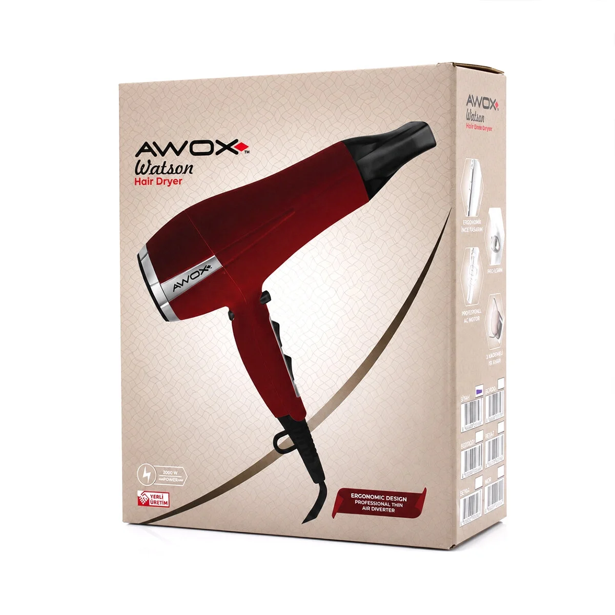 Awox Watson Saç Kurutma - Fön Makinesi 2400w Bx40 Fiyatı, Yorumları ve Özellikleri