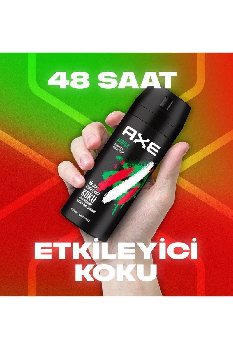 Axe Africa Erkek Deodorant Sprey 150 ml - 48 Saat Koku Koruma Fiyatı, Yorumları ve Özellikleri