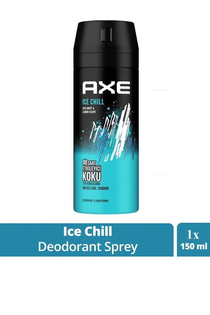 Axe Ice Chill Erkek Deodorant Sprey 150 ml — 48 Saat Ferahlık, Odsu Koku Fiyatı, Yorumları ve Özellikleri