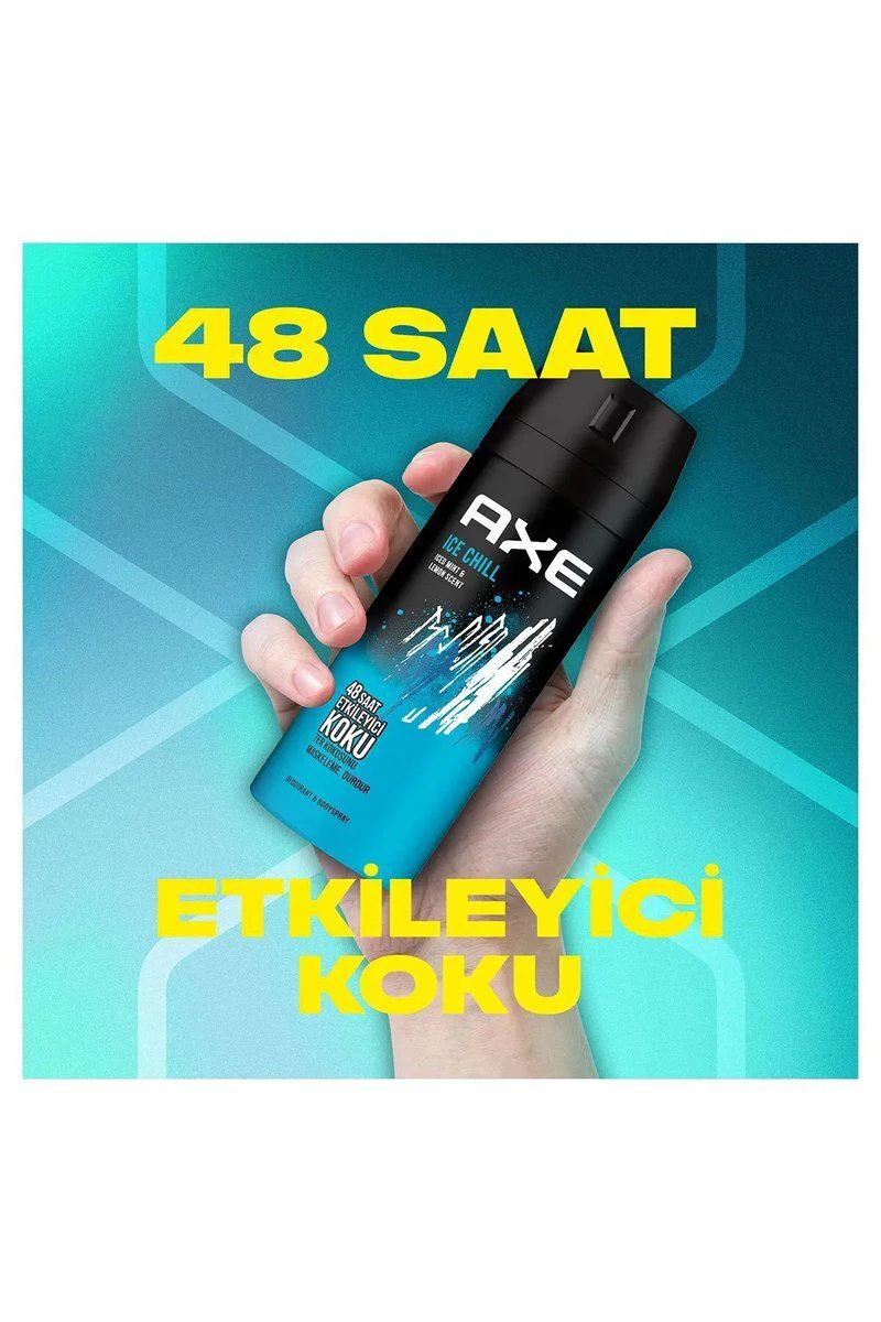 Axe Ice Chill Erkek Deodorant Sprey 150 ml — 48 Saat Ferahlık, Odsu Koku Fiyatı, Yorumları ve Özellikleri