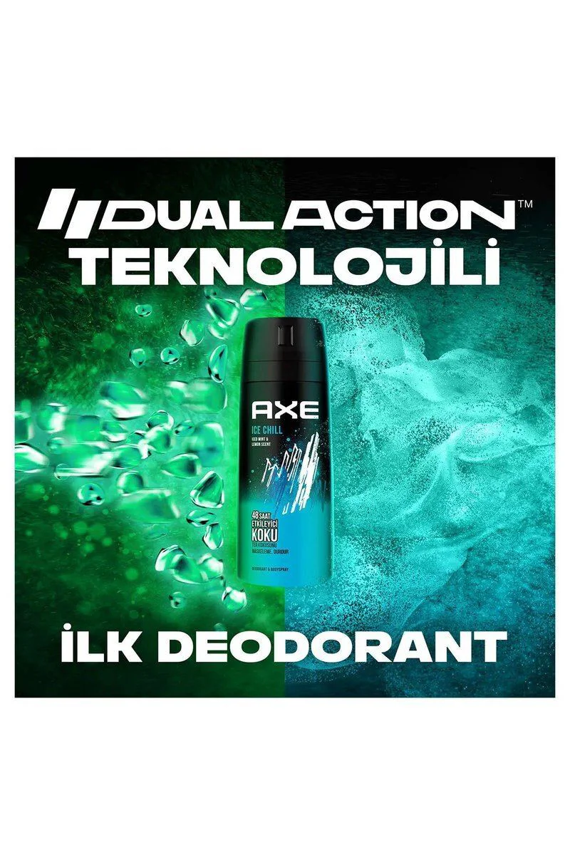 Axe Ice Chill Erkek Deodorant Sprey 150 ml — 48 Saat Ferahlık, Odsu Koku Fiyatı, Yorumları ve Özellikleri