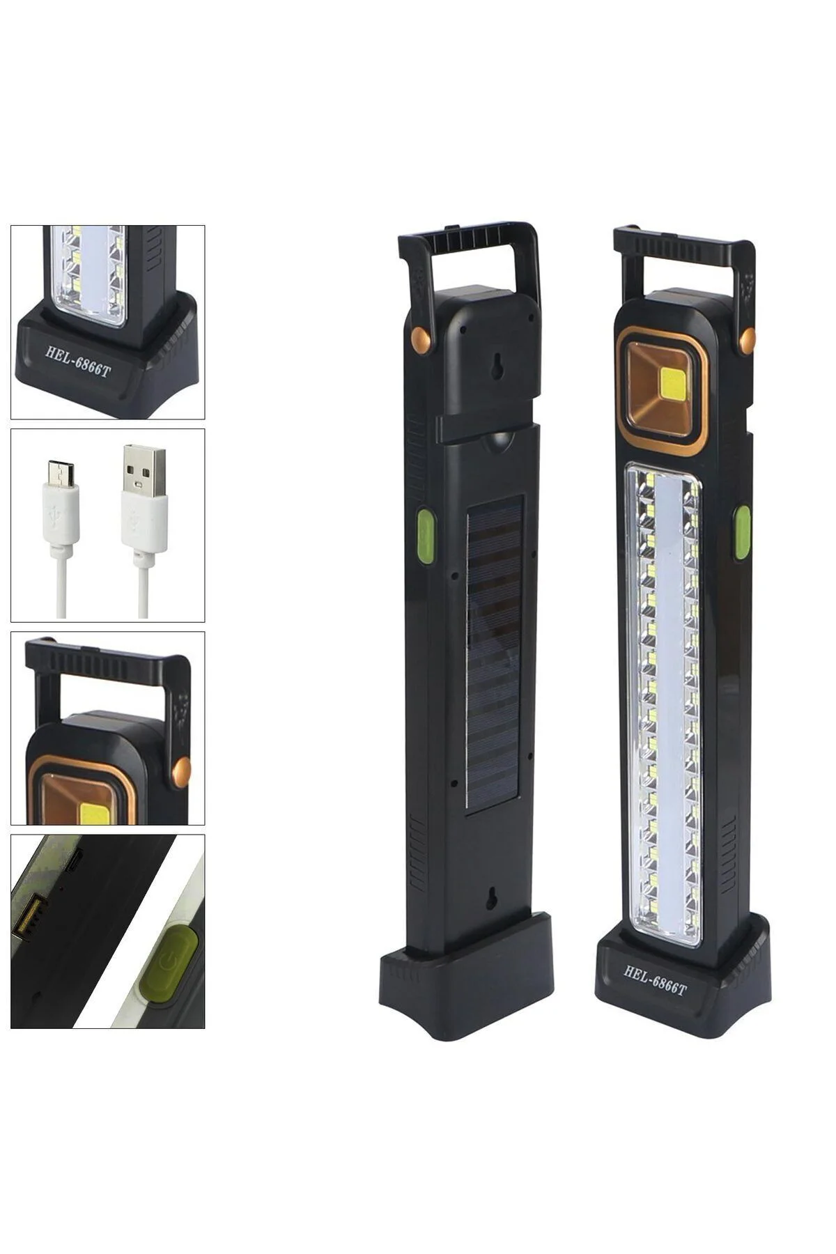 Axe Tools Solar Işıldak Güneşten Şarjli 64 Smd Cob Led Florasan 3