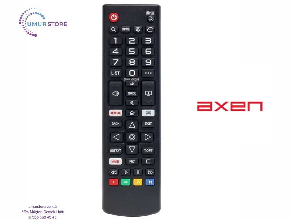 Axen AX55FIL243 Webos Smart Televizyon Kumandası-Mikrofonsuz