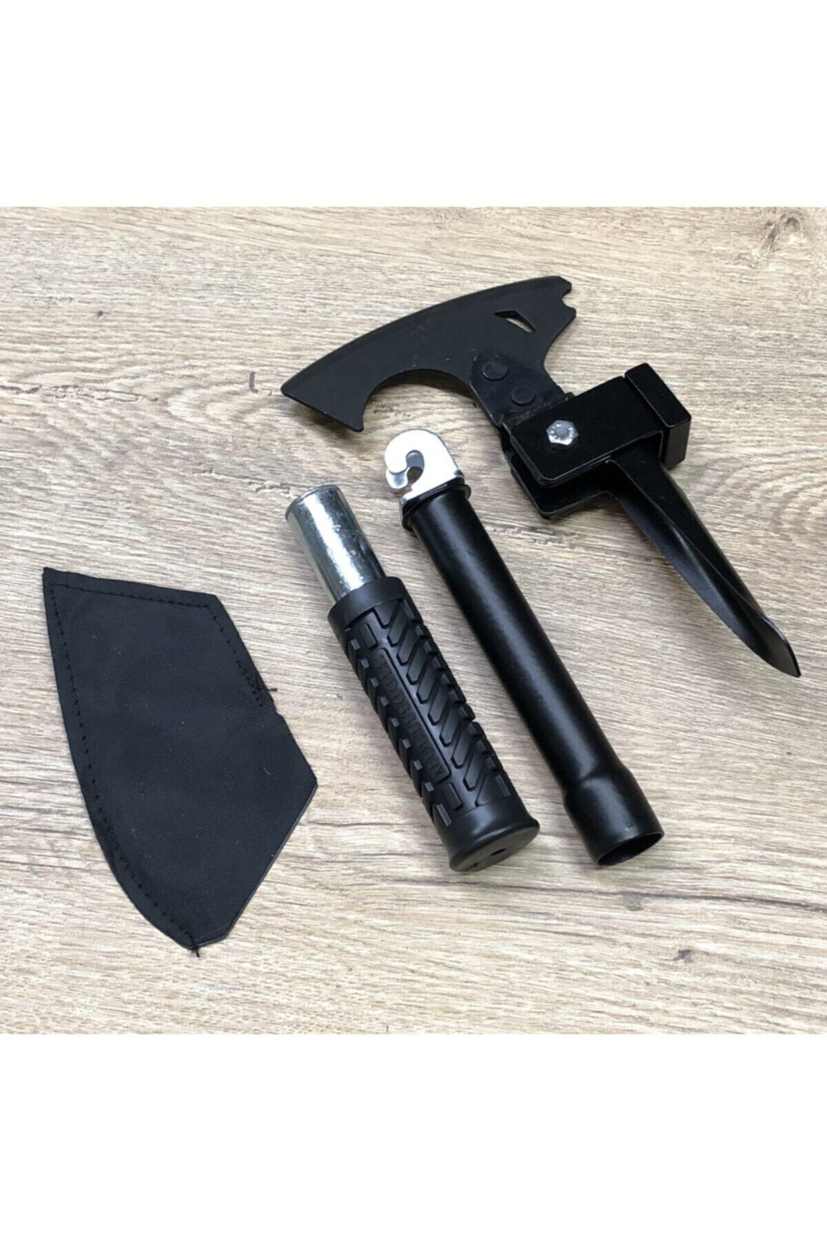 Axetools Pratik Portatif Katlanıp Sökülen Kaliteli Çelik Balta Çe