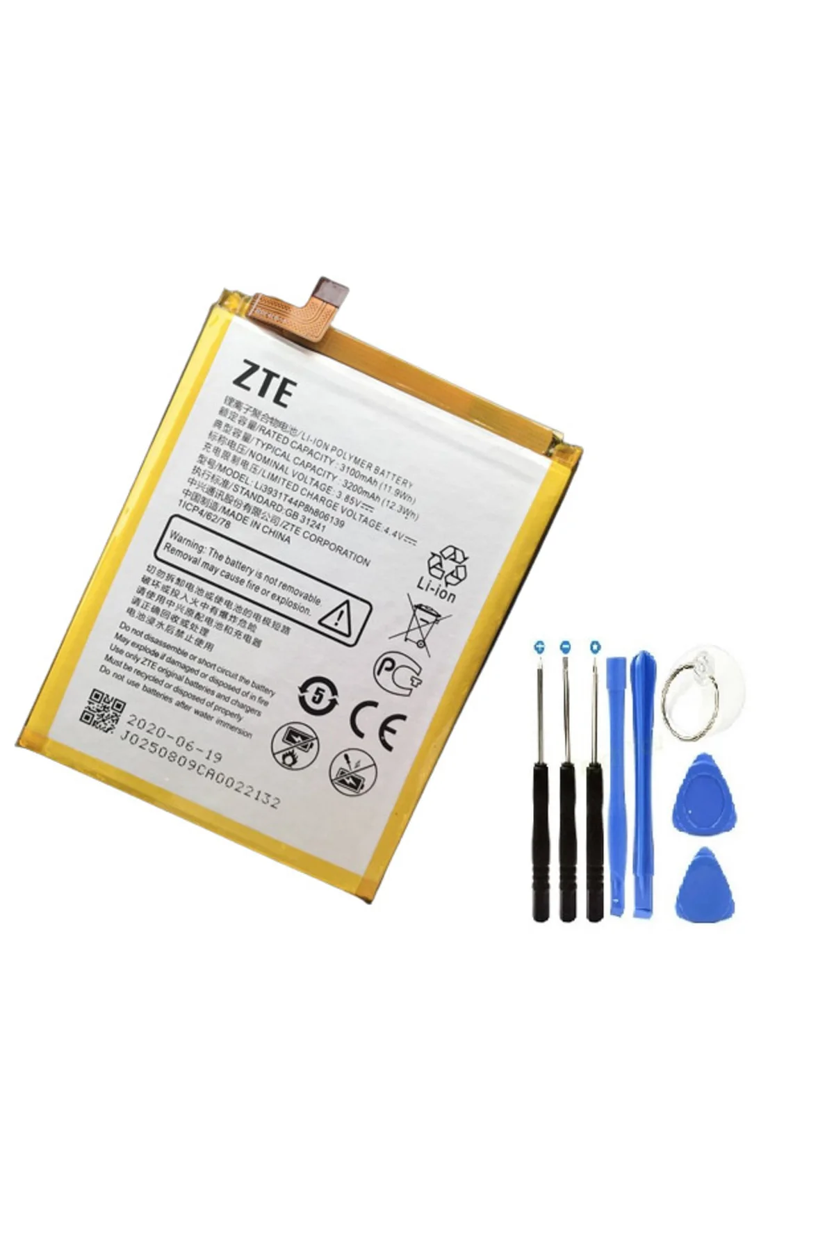 Axon V9 Pil Batarya Li3932t44p8h806139 Ve Tamir Seti