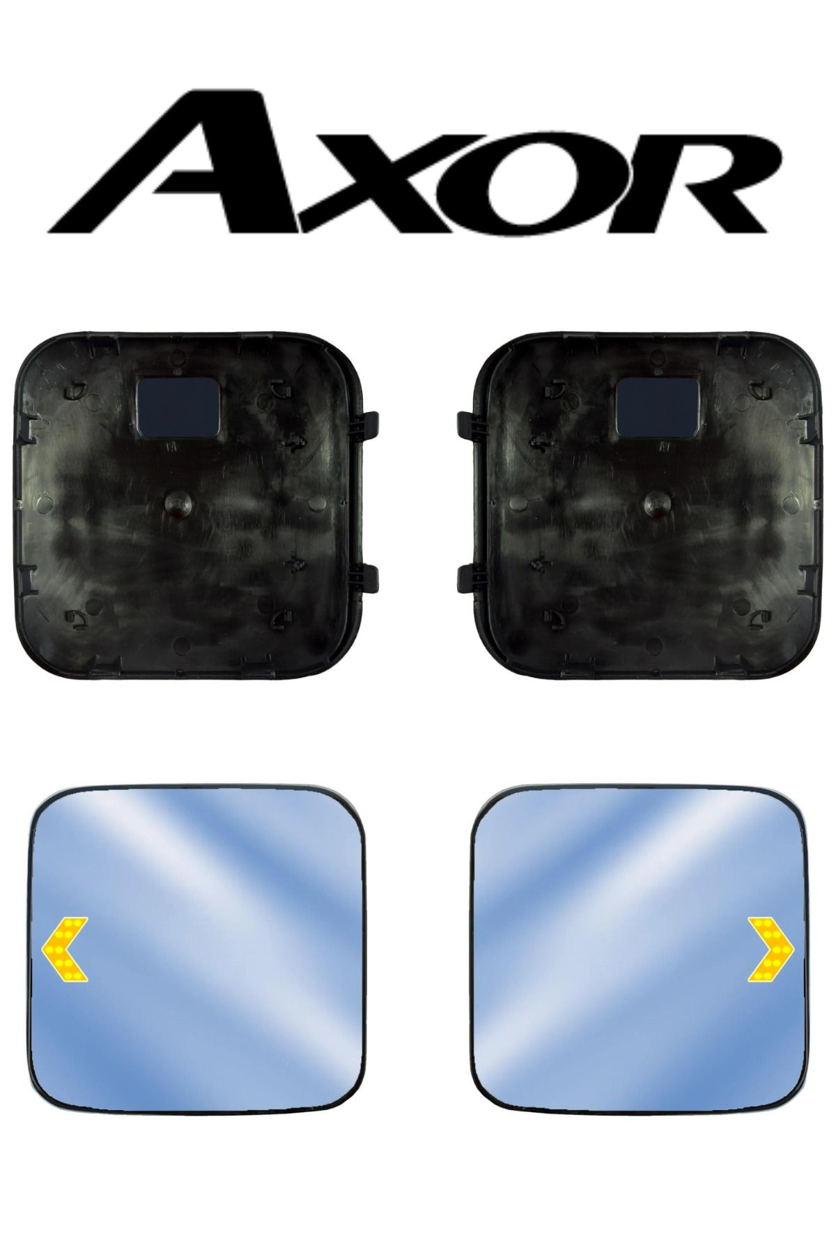 Motaysan Axor Ym Rezistansız Sinyalli Plastik Yataklı Tırnaklı İlave Ayna 