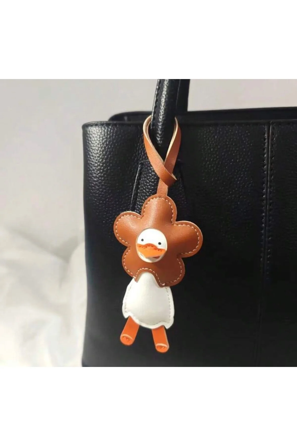 Ay Çiçek Kafalı Ördek Charm Sarı