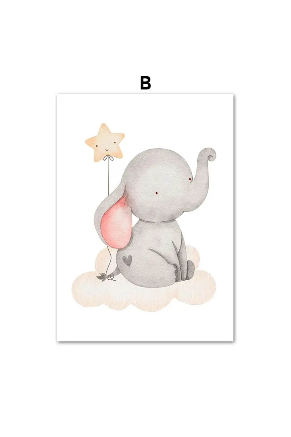Ay Işığı Uykusu 6’lı Çerçeve Görünümlü MDF Tablo Seti-Bebek ve Ço