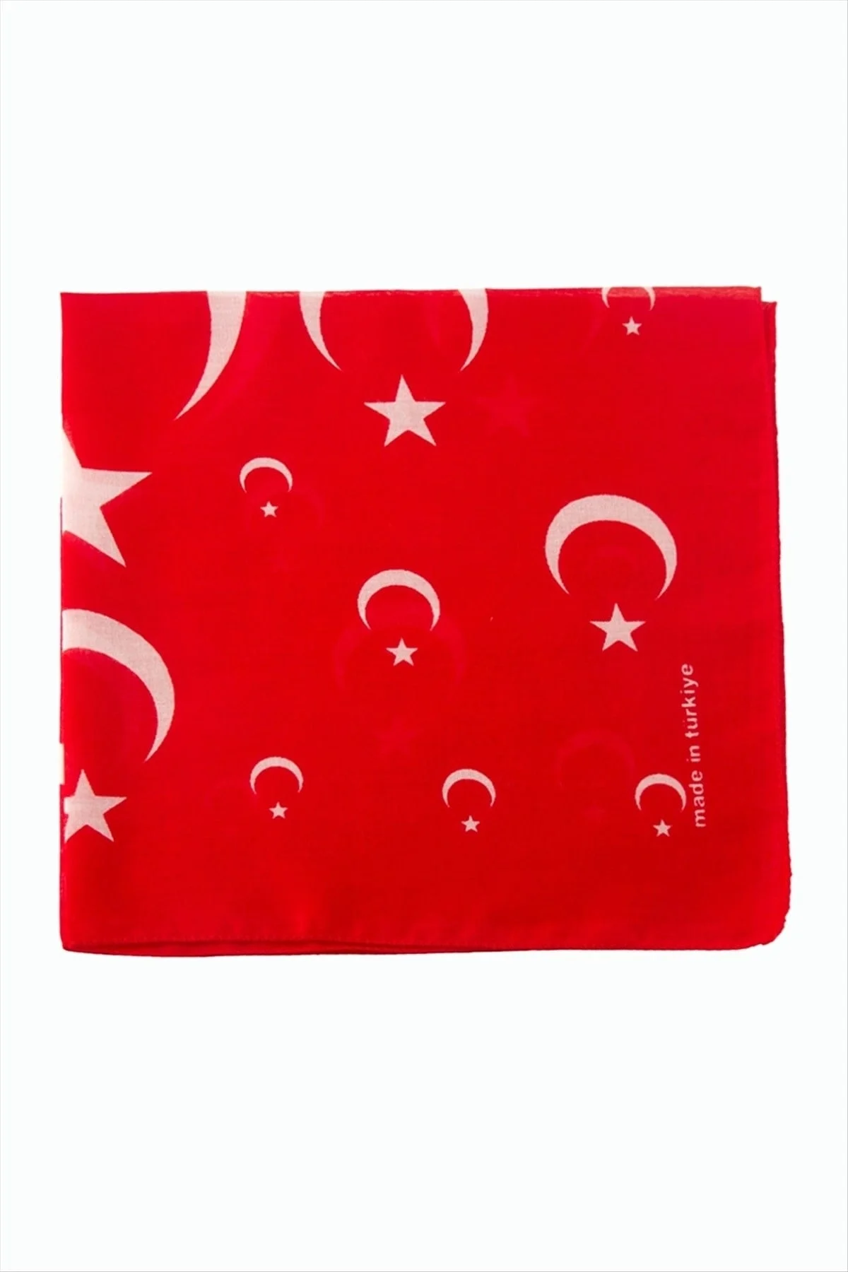 Ay Yıldız Desenli Bandana 50*50