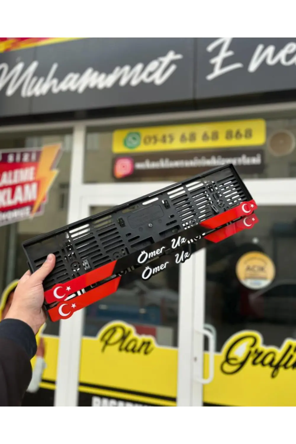 AY YILDIZ MODEL BEYAZ SARKIK PLAKALIK