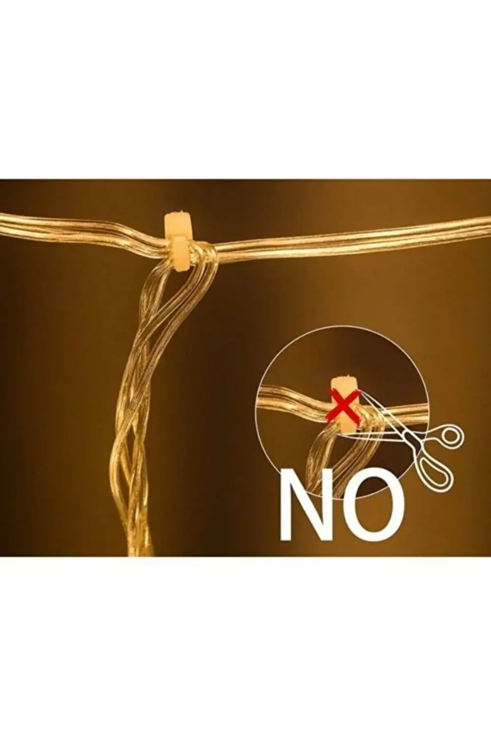 Ay Yıldız Saçak Perde Led 3.5 M Led Yılbası Led Işık 5 Mod