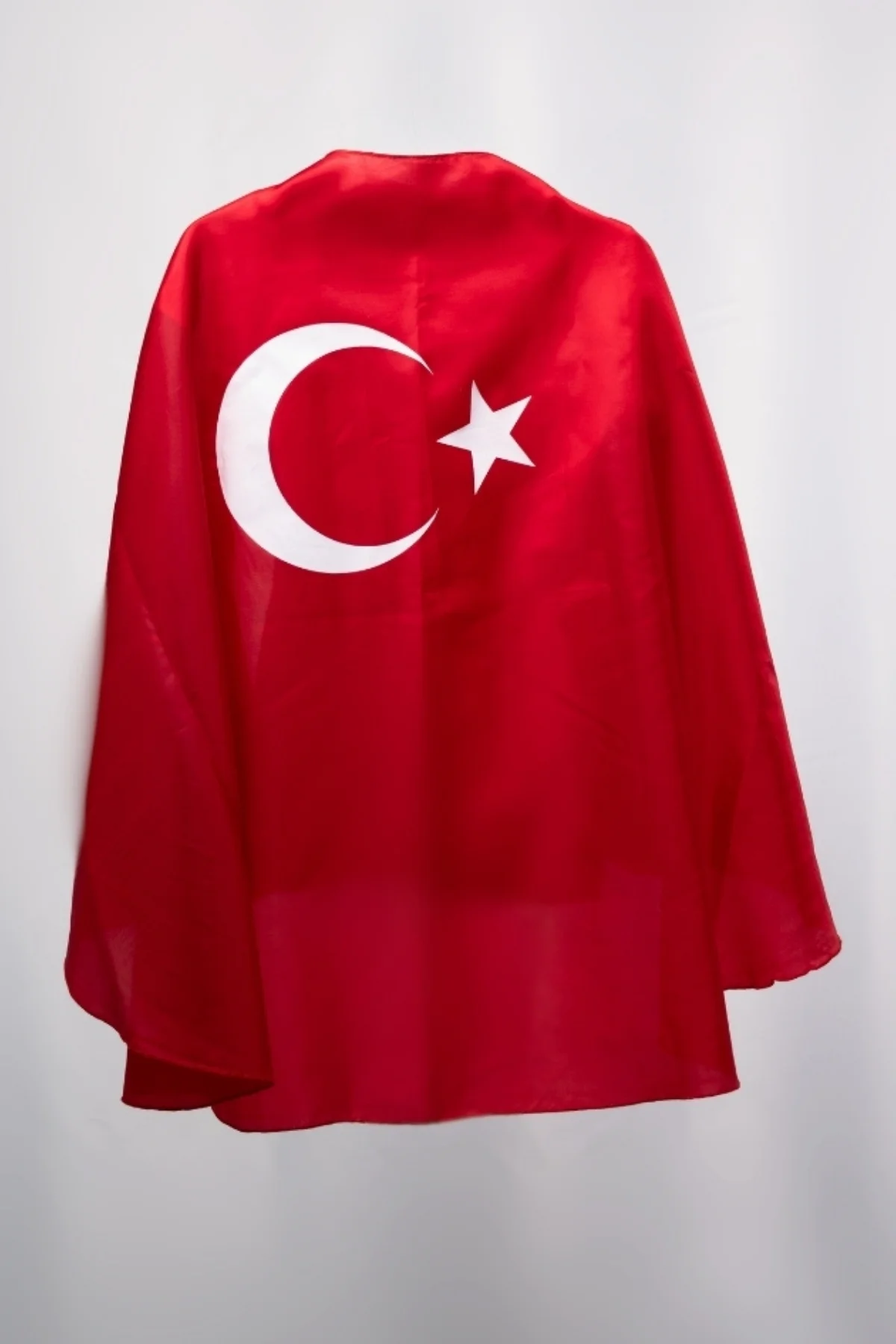 Ay Yıldızlı Türk Bayraklı Pelerin