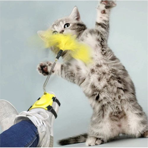 Woody Sofia Ayağa Takılan Kedi Oyun Oltası