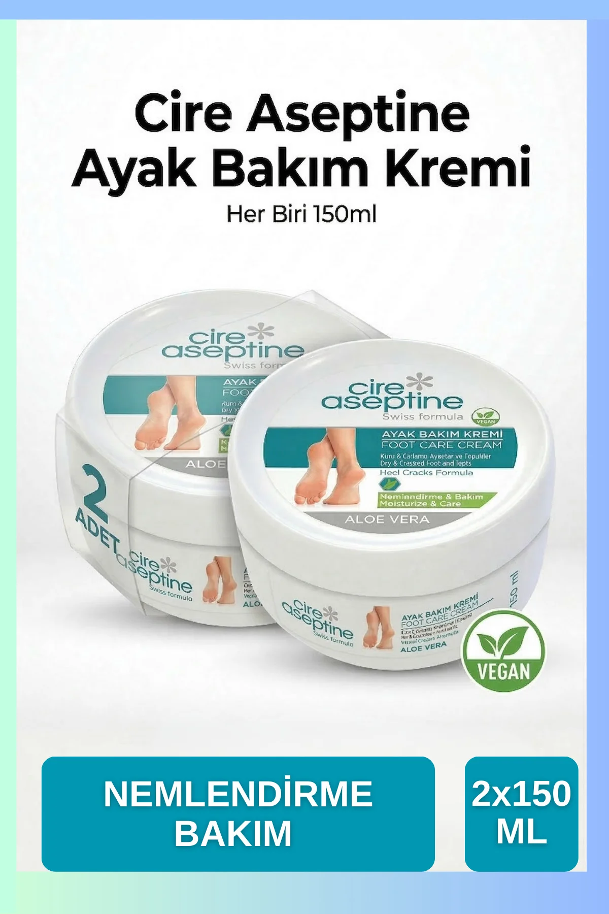 AYAK BAKIM KREMİ 150ML 2 Lİ Fiyatı, Yorumları ve Özellikleri